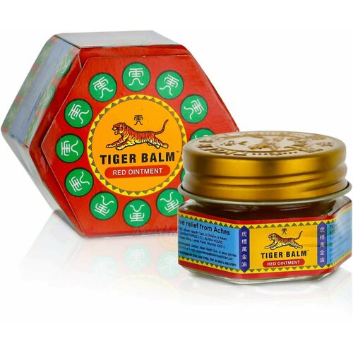 Красный Тигровый бальзам Tiger balm 19,5 гр купить за 565 руб, фото