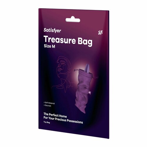 Фиолетовый мешочек для хранения игрушек Treasure Bag M фотография