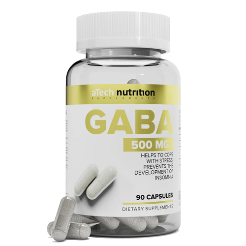 GABA / габа (гамма-аминомасляная кислота) aTech nutrition 90 + 90 капсул фотография