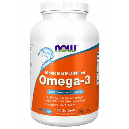 Омега 3, Omega-3 1000 мг жирные кислоты 500 капсул фотография