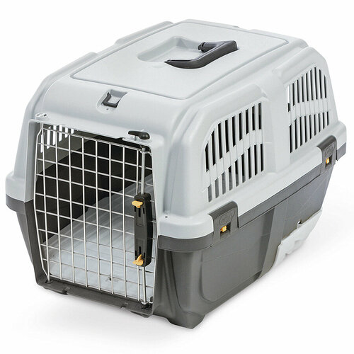 Переноска MPS SKUDO CAT TRAVEL 60x40x39см с лотком для наполнителя серая MPS 8022967067287 купить за 5210 руб, фото