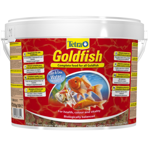 Tetra Goldfish Flakes 10л хлопья фотография