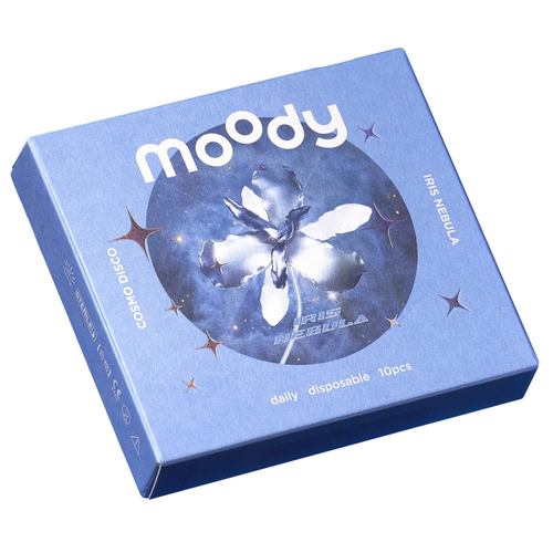 Контактные линзы Moody Cosmo Disco, 10 шт., R 8,5, D -1, iris nebula, 1 уп. фотография