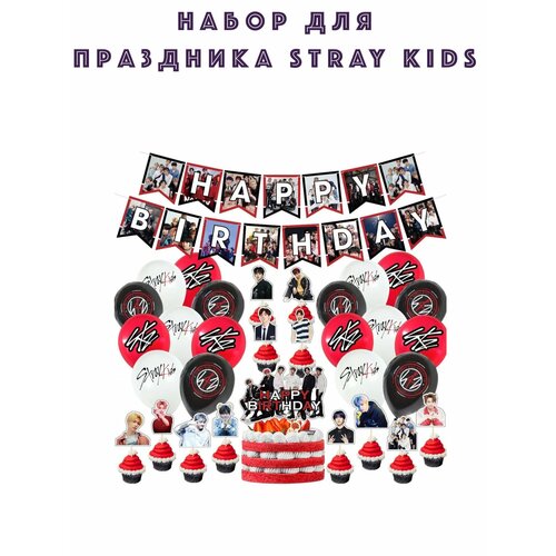 Набор для праздника группа STRAY KIDS Стрэй кидс купить за 599 руб, фото