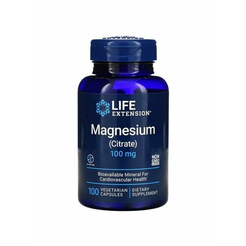 Магний Magnesium Citrate 100 мг 100 капсул фотография