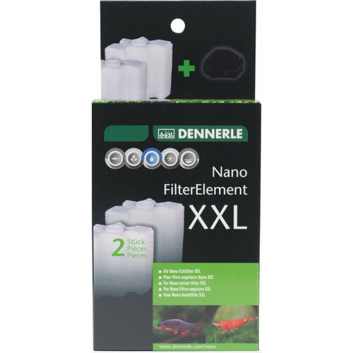 Картриджи для внутренних фильтров Dennerle Nano filter XXL, 2 шт купить за 3635 руб, фото