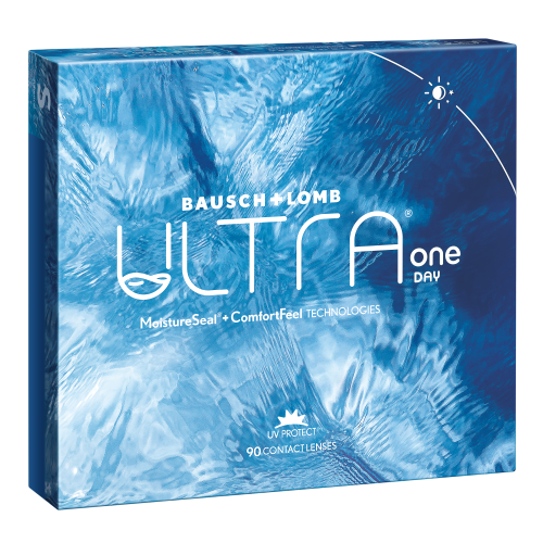 Контактные линзы Bausch & Lomb Ultra One Day, 90 шт., R 8,6, D -10, 1 уп. купить за 6328 руб, фото