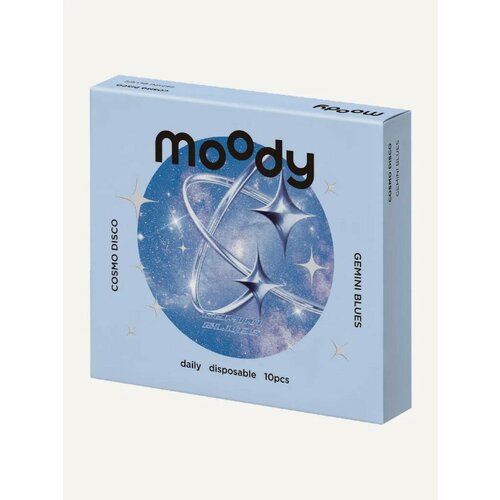 Контактные линзы Moody Cosmo Disco, 10 шт., R 8,5, D -3,5, gemini blues, 1 уп. фотография