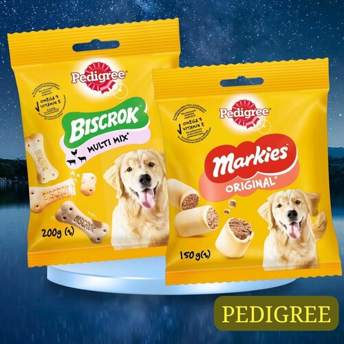 Лакомство для собак, Pedigree Markies150гр и Biscrok200гр купить за 1000 руб, фото