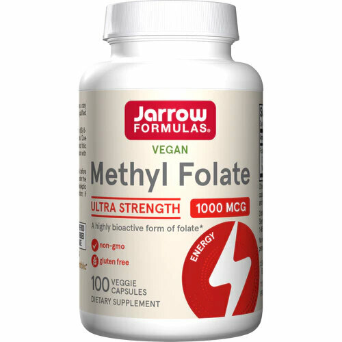 Метилфолат Jarrow Methyl Folate 1000 мкг 100 капсул фотография