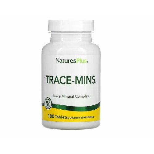 Комплекс микроэлементов Nature's Plus Trace-Mins, гипоаллергенный, 180 таблеток фотография