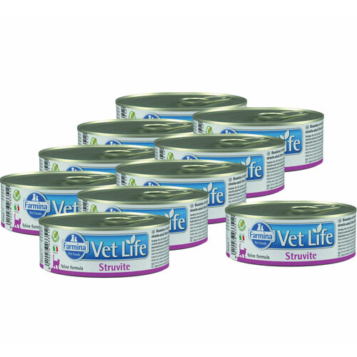 Паштет Vet Life Cat Struvite / при струвитах для кошек 85г 10 шт. фотография