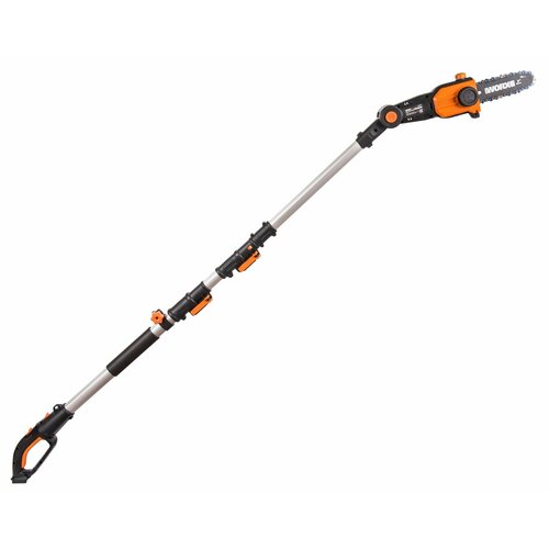 Цепная пила Аккумуляторная телескопическая WORX WG349E.9, 20В, 20 см, без АКБ и ЗУ купить за 15990 руб, фото