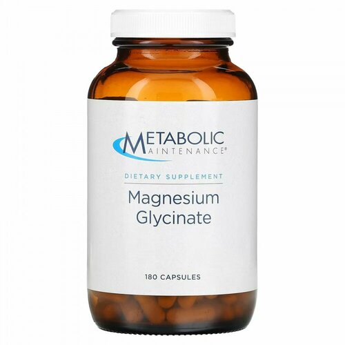 Metabolic Maintenance, глицинат магния, 180 капсул фотография