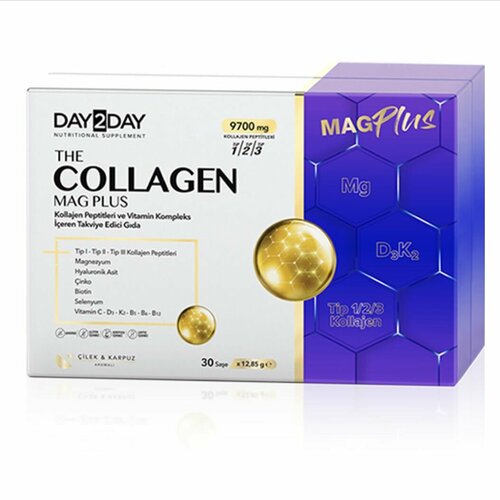 Day 2 Day Collagen Mag Plus, Коллаген + Магний. 30 саше. Турция фотография