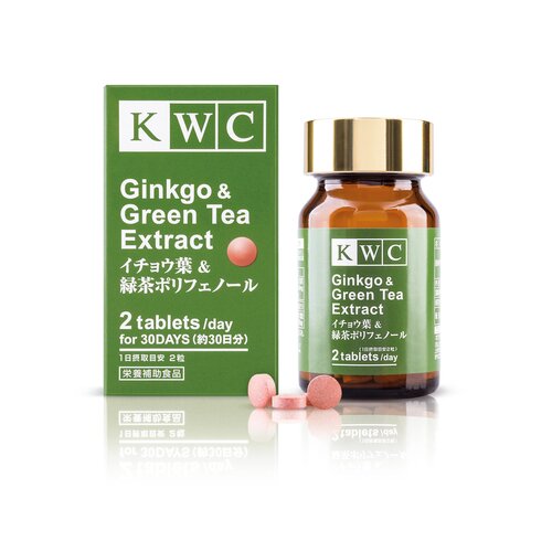 KWC Ginkgo & Green Tea Extract таб., 105 мл, 105 г, 60 шт. фотография