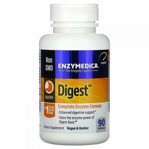 Enzymedica Digest Complete Enzyme Formula (полная формула ферментов) 90 капсул фотография