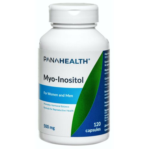 PANAHEALTH Myo-Inositol 500 мг 120 капсул (Мио-Инозитол) (Shandong runxin biotechnology) фотография