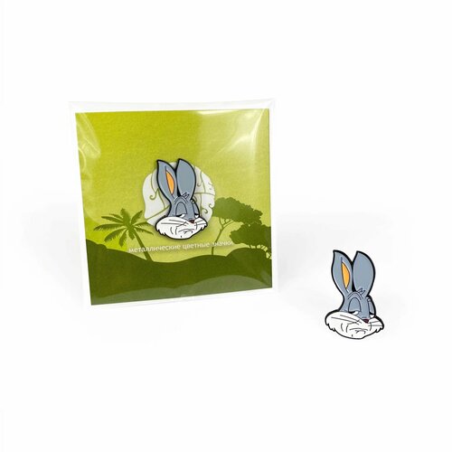 Значок металлический / Little Pins / Bugs Bunny / Мультики / Мемы / Сериалы / фотография