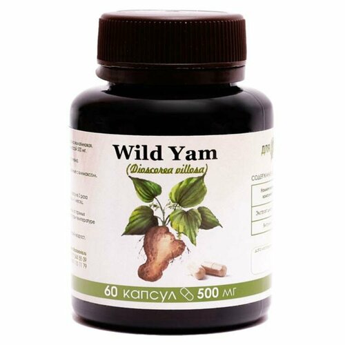 Дикий ямс Wild Yam 60 шт фотография