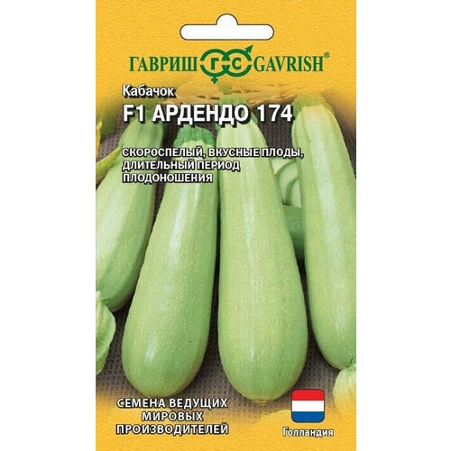 Семена Кабачок Ардендо 174 F1 5шт Ранние (Гавриш) Голландия купить за 109 руб, фото