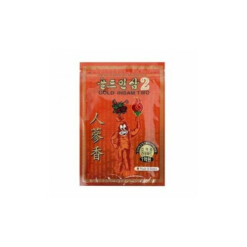 Korean Red Ginseng 20 пластырей обезболивающих Korean Gold Insam Two купить за 323 руб, фото