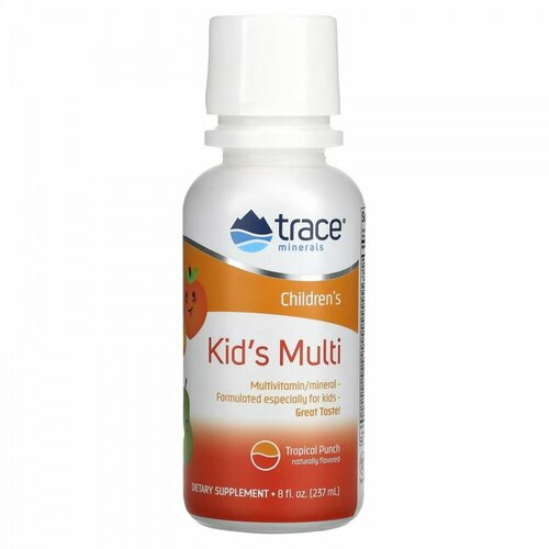 Trace Minerals, Kids Multi, для иммунитета, 237 мл фотография