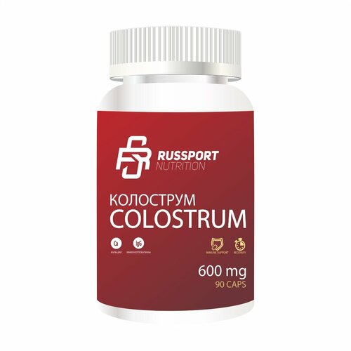 Колострум RS Nutrition Colostrum 600 mg 90 капсул для иммунитета фотография