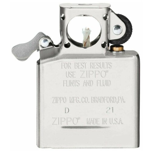 Трубочный вставной блок (инсерт) для широкой зажигалки Zippo, покрытие хром купить за 1645 руб, фото