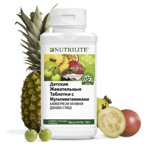 NUTRILITE Детские жевательные таблетки с мультивитаминами (таблетки массой 1235 мг) фотография