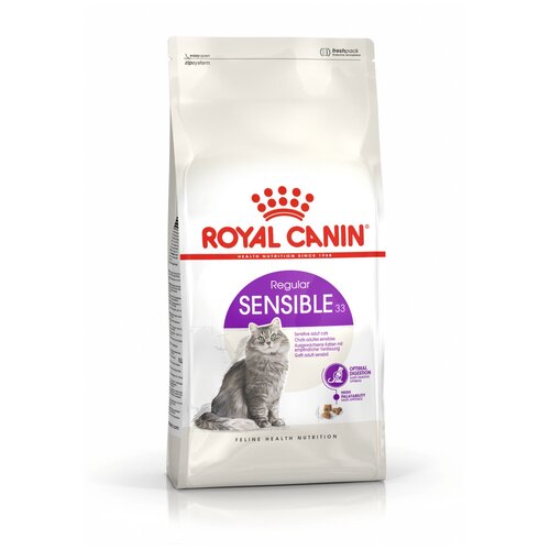 Корм Royal Canin Sensible для кошек с чувствительным пищеварением 15 кг купить за 15262 руб, фото