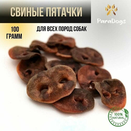 Лакомство для собак / Свиные пятачки сушеные 100 грамм фотография