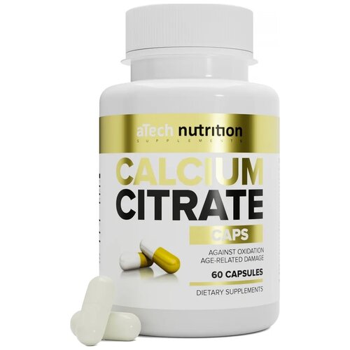 Calcium Citrate капс., 37 г, 60 шт. фотография