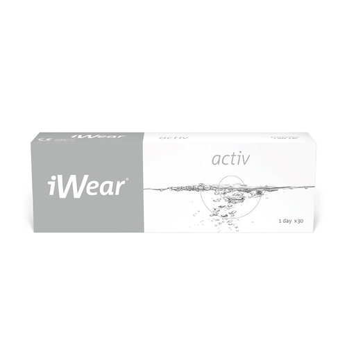 Контактные линзы iWear Activ, 30 шт., R 8,6, D -5,5 купить за 2990 руб, фото