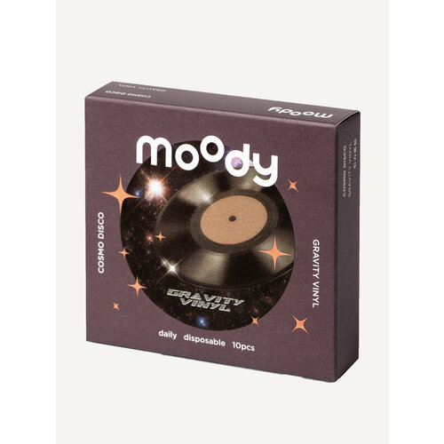 Контактные линзы Moody Cosmo Disco, 10 шт., R 8,5, D -1,5, Gravity Vinyl, 1 уп. купить за 2200 руб, фото