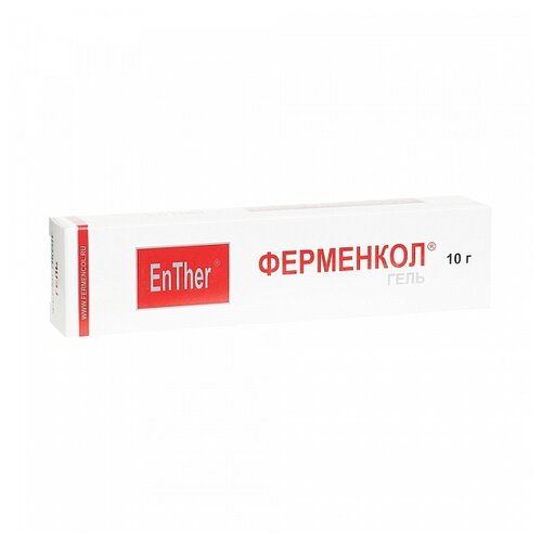 Ферменкол гель косметической линии enther туба, 10 мл, 10 г фотография