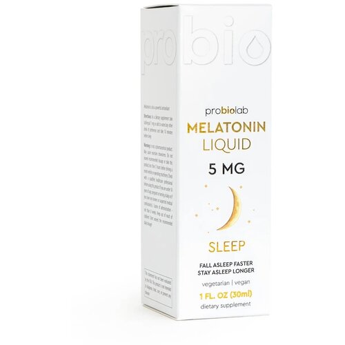 PROBIOLAB Melatonin Liquid 5mg 30ml фотография