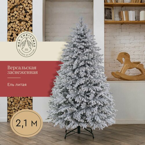 Ель искусственная Max Christmas Версальская заснеженная, 210 см купить за 52670 руб, фото