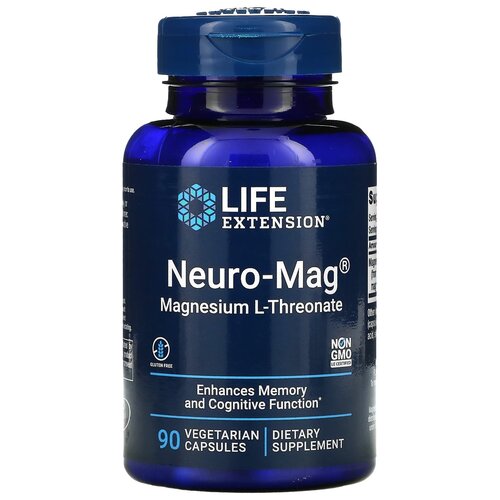 Капсулы Life Extension Neuro-Mag Magnesium L-Threonate, 150 г, 90 шт. фотография