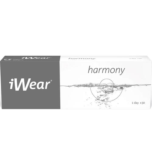 Контактные линзы iWear Harmony, 30 шт., R 8,4, D -4 купить за 3390 руб, фото