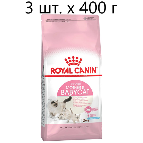 Сухой корм для беременных и кормящих кошек, для котят Royal Canin Mother&Babycat, 3 шт. х 400 г купить за 2061 руб, фото