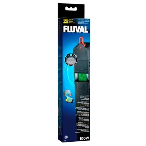 Цилиндрический нагреватель Fluval Fluval E100 100 Вт 100 – 150 л купить за 4469 руб, фото