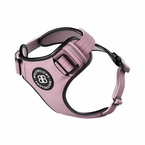 Шлейка Premium Dog Harness v2.0 TWEED BullyBillows (розовый / M) купить за 8100 руб, фото