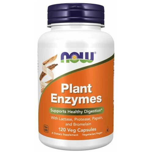 Растительные энзимы NOW Plant Enzymes 120 к. фотография