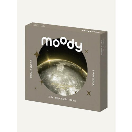 Контактные линзы Moody Cosmo Disco, 10 шт., R 8,5, D -2, star walk, 1 уп. фотография