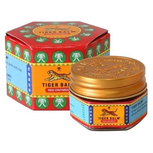 Бальзам Tiger Balm тигровый красный, 10 г, 10 мл фотография