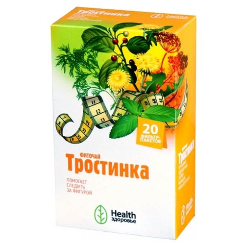 Здоровье Health чай Тростинка ф/п, 30 г, 20 шт. фотография