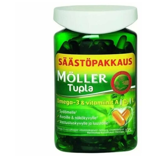 Omega-3 MOLLER TUPLA 150 шт. фотография