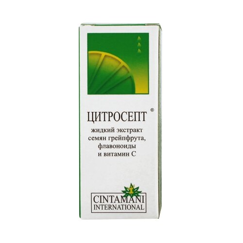 Цитросепт Экстракт семян грейпфрута д/вн. приема и нар. прим., 10 мл, 20 г, грейпфрут фотография