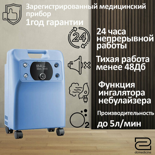 Кислородный концентратор с небулайзером DCmedicine 5 л/мин фотография